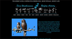 Desktop Screenshot of ferroweathervanes.com